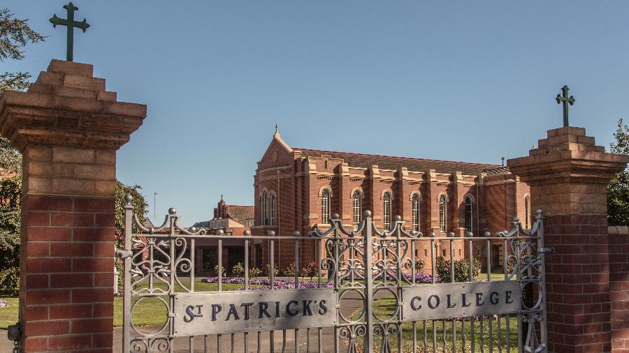 St. Patrick"s College, onde George Pell foi atleta e tem um prédio com seu nome, em Ballarat, na Austrália - Jai Wilson via The New York Times