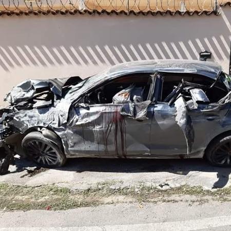08.dez.2019 - Batida de carro deixa mortos no Rio - Reprodução