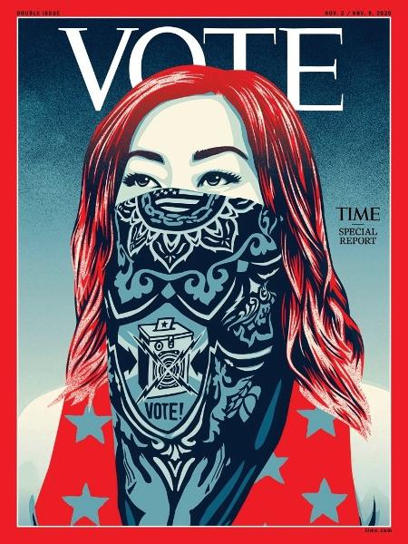 Revista Time incentivou leitores a votarem - Reprodução