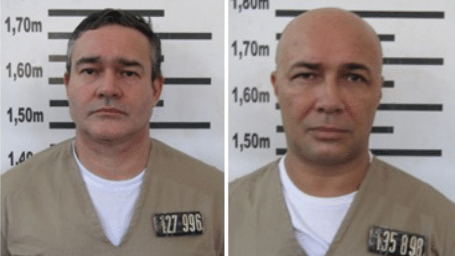 Janeferson Aparecido Mariano Gomes (à esq.) e Reginaldo Oliveira de Souza (à dir.) foram mortos na prisão