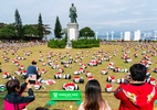 Imagens mostram as comemorações do Natal ao redor do mundo - China News Service/China News Service via Getty Ima