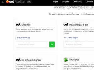 UOL lança newsletter com alerta de breaking news