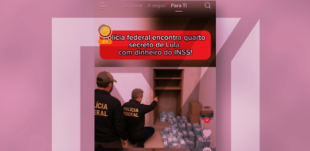 É falso que a PF encontrou dinheiro do INSS em quarto secreto de Lula