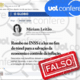 22.mai.2025 - Texto que circula nas redes sociais não foi escrito por Miriam Leitão