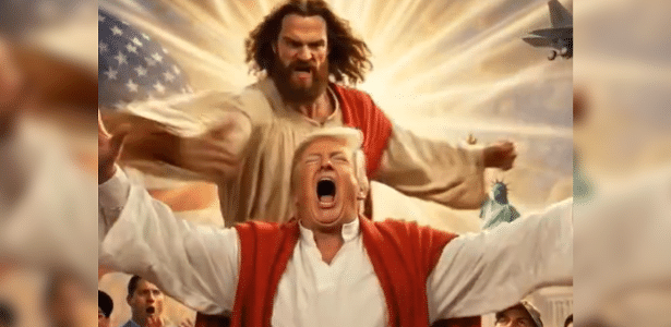 Vídeo de IA com Jesus ataca Trump e vira crise diplomática 🔥