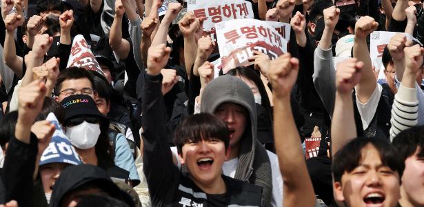 Acionistas da Samsung discordam de acordo com sindicatos sobre lucros da IA