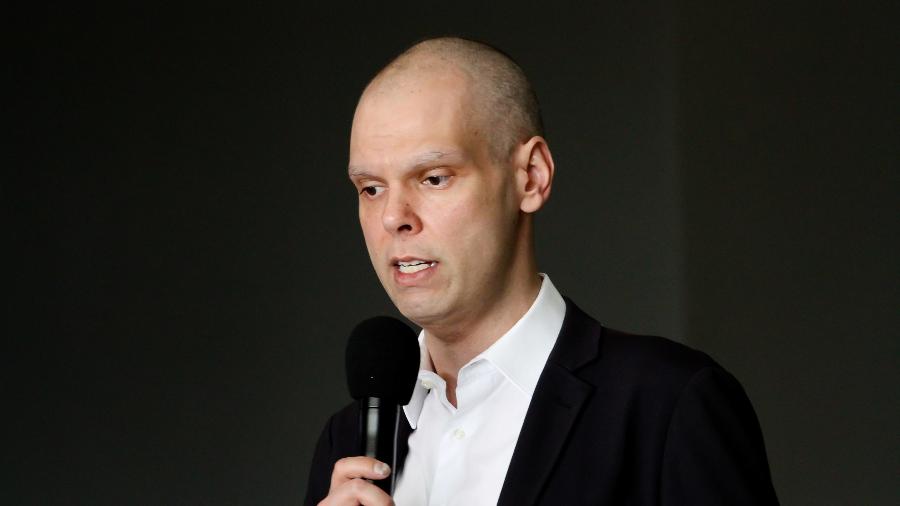 Bruno Covas, prefeito de São Paulo, durante entrevista coletiva - BRUNO ESCOLASTICO/PHOTOPRESS/ESTADÃO CONTEÚDO