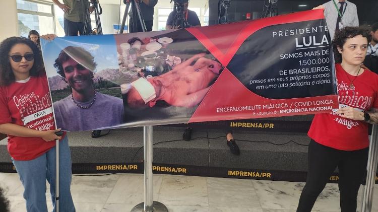 Ato realizado em Brasília tenta chamar a atenção de Lula para a doença