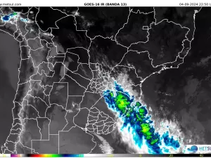 Frente fria avança pelo Sudeste e chuva deve atingir São Paulo hoje