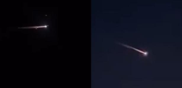 Resto da SpaceX? ?Bola de fogo? é vista no céu de várias cidades do Brasil