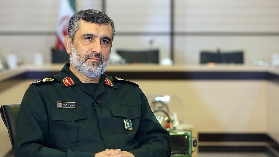 Amir Ali Hajizadeh, chefe da Força Aeroespacial da Guarda Revolucionária Amir Ali Hajizadeh, chefe da Força Aeroespacial da Guarda Revolucionária