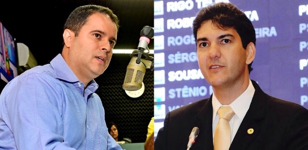 Edivaldo Holanda Júnior (PDT, esq.), que tenta reeleição, e o deputado estadual Eduardo Braide (PMN)
