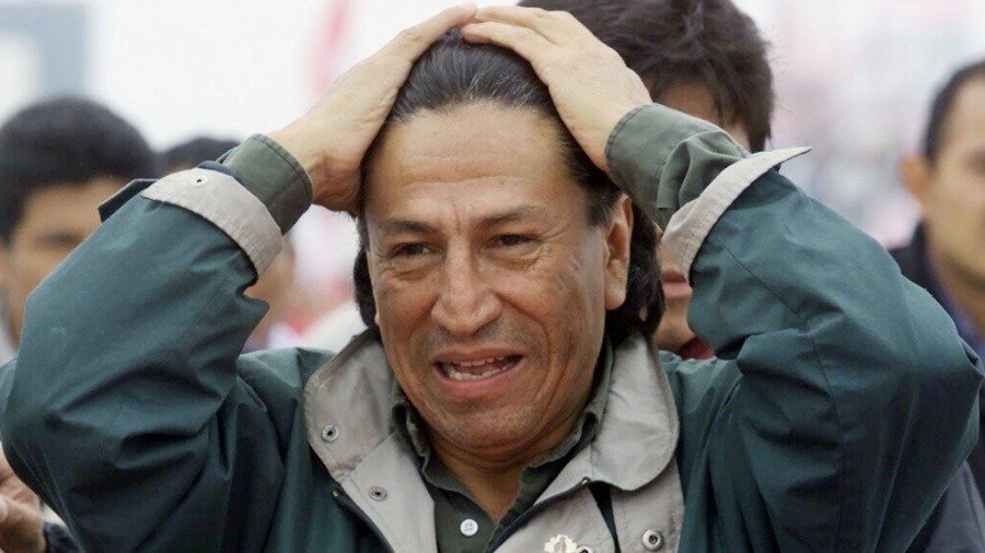 25.mai.2000 - Ex-presidente peruano Alejandro Toledo