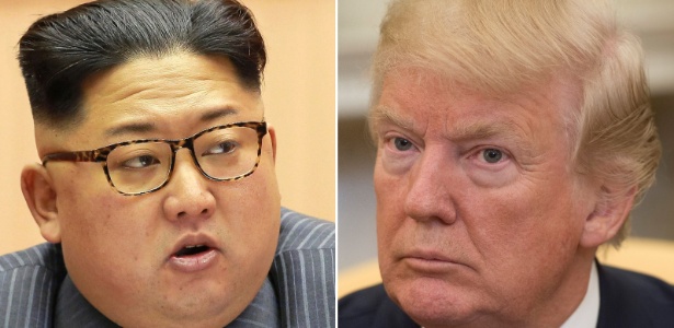 Encontro entre Trump e Kim Jong-un está sendo planejado após meses de ameaças e insultos - AFP/KCNA VIA KNS