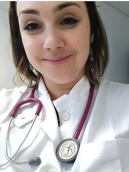 A médica brasileira Mariana Dacoregio, que trabalha na Itália - Arquivo pessoal