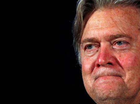 Steve Bannon, um dos arquitetos da vitória eleitoral do presidente dos Estados Unidos, Donald Trump, em 2016 - Alessandro Bianchi