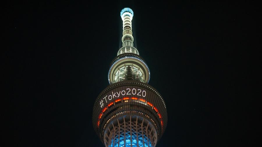 Torre Skytree, no centro de Tóquio, anuncia Olimpíadas de 2020 - Joel Papalini/Getty Images