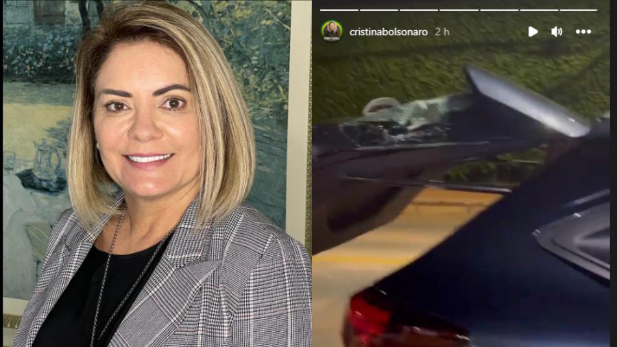 Cristina Bolsonaro (Progressistas) publicou um stories no Instagram sobre o episódio - Reprodução/Instagram