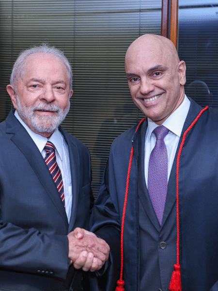 Lula divulga foto ao lado de Alexandre de Moraes - Ricardo Stuckert