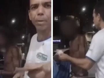 Vídeo: Agressor dá cintadas em homem negro após pagar R$ 10 à vítima em MG