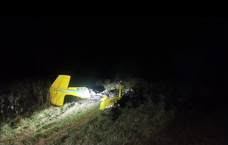 Aeronave caiu na noite de ontem na região do Pantanal Aeronave caiu na noite de ontem na região do Pantanal