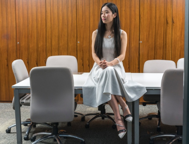 Wang Ge, aluna na Cheung Kong Graduate School of Business e fã de Ivanka Trump, em Pequim, na China - Sim Chi Yin/The New York Times