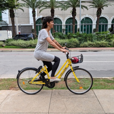 Bicicleta da Yellow em uso - Divulgação