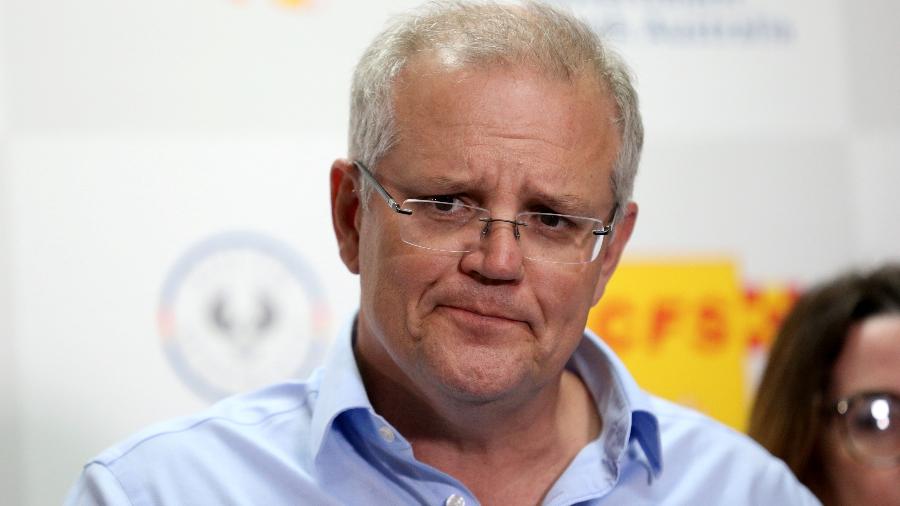 Scott Morrison, primeiro-ministro da Austrália, descreveu a situação como "vergonhoso" período da história do país - Kelly Barnes/AAP Image via Reuters