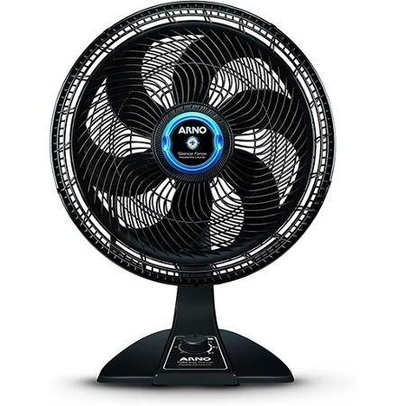 Com calor? A gente ajuda a escolher o ventilador certo para sua necessidade - 13/10/2020 2 Ventilador Silence Force Repelente Líquido Arno Preto 110V - Divulgação - Divulgação