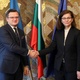 19.Apr.22 - Ukrainian Foreign Minister Dmytro Kuleba received by his Bulgarian counterpart, Teodora Genchovska, in Sofia, Bulgaria - STOYAN NENOV/REUTERS