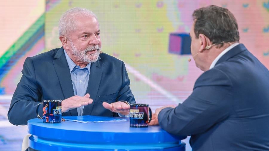 Ex-presidente Lula (PT) em entrevista no Programa do Ratinho, do SBT - Ricardo Stuckert
