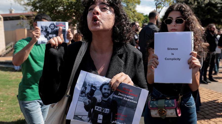 Em 15 de outubro, dois dias após o ataque, houve protestos no Líbano contra a morte de Issam Abdallah
