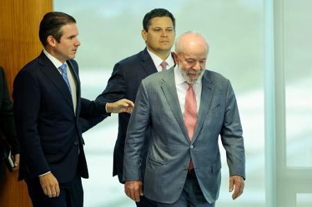 Lula, Hugo Motta e Davi Alcolumbre Lula, Hugo Motta e Davi Alcolumbre