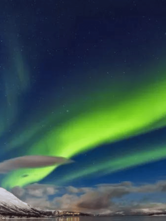 Aurora boreal: o 'buraco azul' no céu da Suécia que permite