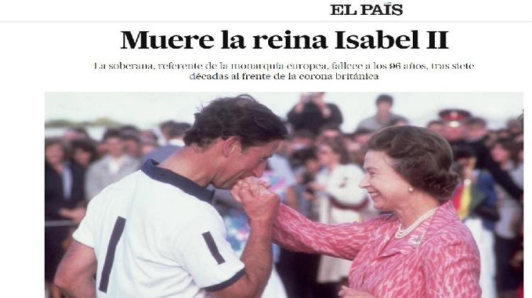 Elizabeth 2nd El País - Reproduction - Reproduction