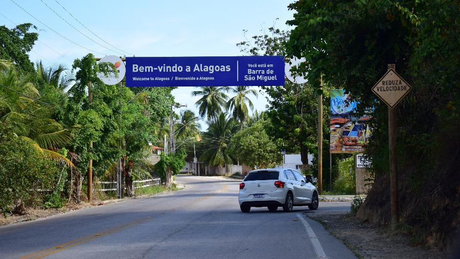 Entrada de Barra de São Miguel, em Alagoas