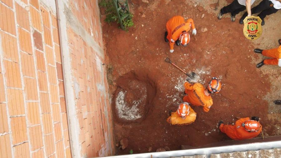 Corpo foi encontrado em cativeiro em Planaltina (DF)  - Divulgação/Polícia Civil