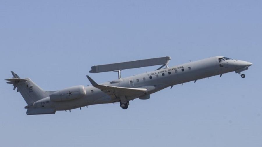 Avião radar usado pela FAB na terra yanomami - Divulgação/FAB
