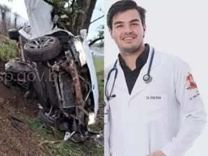 Médico morre após bater BMW em árvore no interior de SP