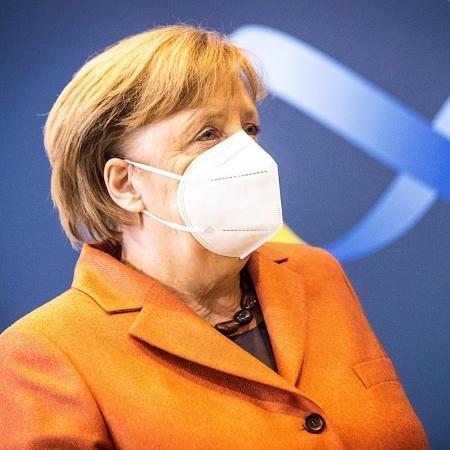 13.dez.2020 - A chanceler da Alemanha, Angela Merkel - EFE/EPA/RAINER KEUENHOF/POOL