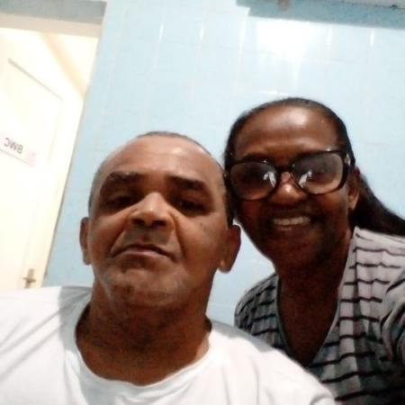 Cilene Silva e Roberto Silva se reencontraram depois de anos separados - Arquivo Pessoal