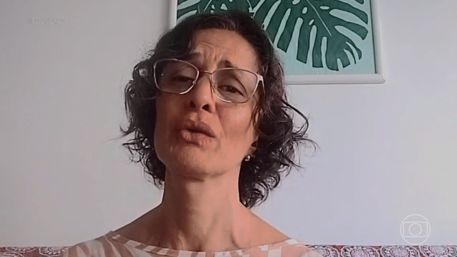 Alessandra Sampaio, esposa do jornalista Dom Phillips - Reprodução/TV Globo
