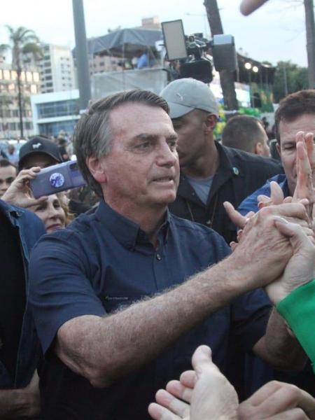  presidente Jair Bolsonaro durante Comício e motociata realizado na cidade de Belo Horizonte, MG, na tarde desta quarta-feira, 24. - WILLIAN AUGUSTO/FUTURA PRESS/ESTADÃO CONTEÚDO