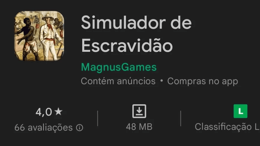 Brasil: Jogo que simula escravidão era encontrado no Google; empresa  excluiu o game, mas Ministério Público quer ouvir plataforma e  desenvolvedor - Business & Human Rights Resource Centre