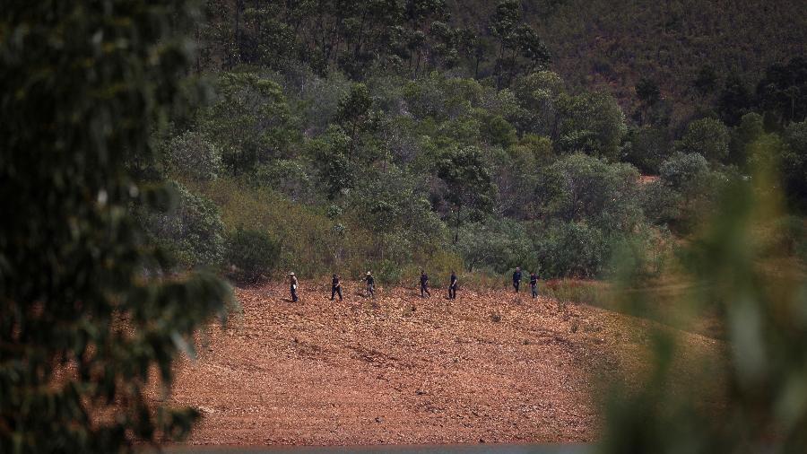 Madeleine McCann: Policiais portugueses realizam buscas na Barragem do Arade, em Silves  - FILIPE AMORIM / AFP