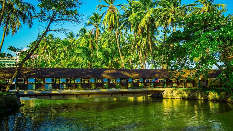 Lagoa da Anta dentro do Hotel Jatiúca, em Maceió