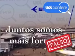 Vídeo é adulterado para afirmar falsamente que Embraer quer resgatar Brasil