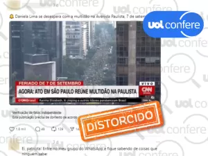 Vídeo de multidão em ato bolsonarista na Paulista é de 2022, não de 2024