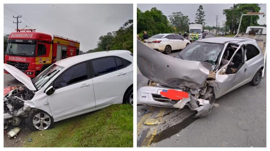 Casal bateu o carro ao tentar sair do motel sem paga a conta