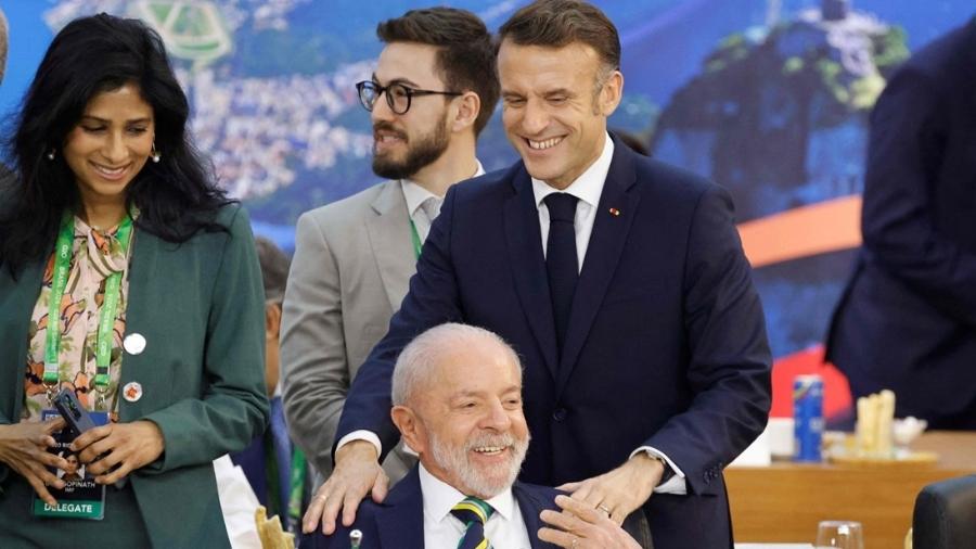 Nem só de sorrisos foi o G20; Macron não gostou de texto fechado por Lula